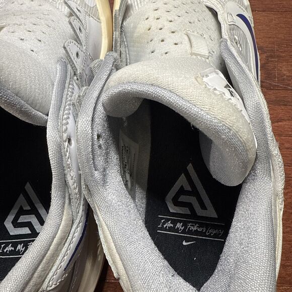 NIKE ZOOM FREAK 2 ID WHITE BLUE BASKETBALL SHOES CW0619-991 AMERICAN FLAG 8.5 - Picture 12 of 14